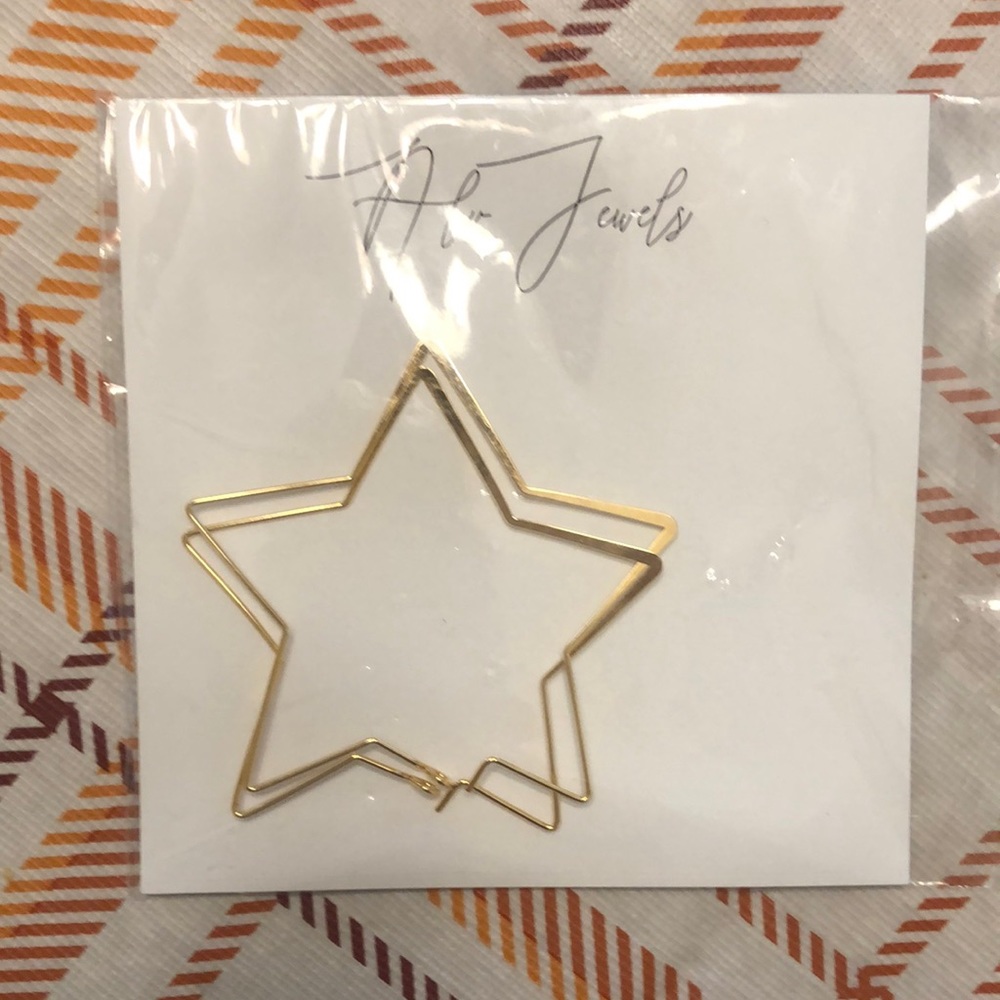 Alu Jewels star earrings